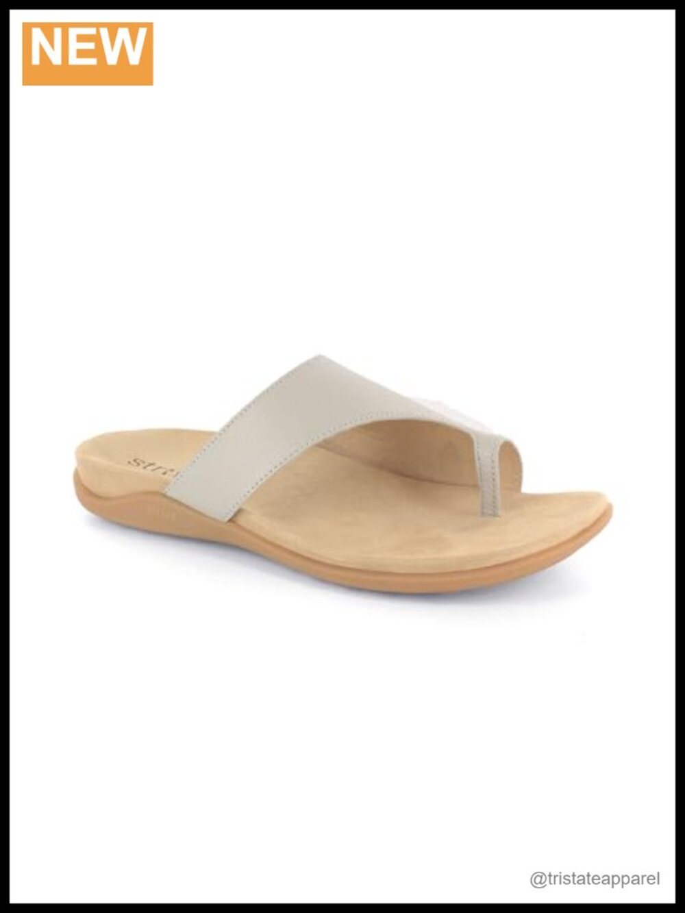 Supportive Flat Sandals with Ankle Strap & Faux Leather